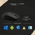 wireless mouse for laptop and office use with optical sensor and 10m wireless mouse with dpi (black)