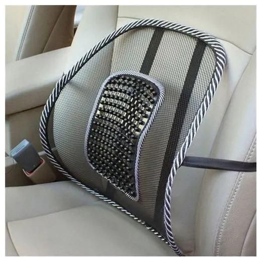 Generic Summer Lumbar Lower Back Car Seat Support Lumber Cushion Pain Relief Office Chair Mesh Back Cushion Multifunction