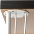 LAGKAPTEN / KRILLE Desk - black-brown/white 120x60 cm