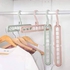 Magic Space Saving Clothes Plastic Hanger - Multi Colors