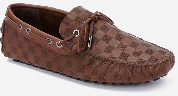 Andora Leather Casual Shoes - Brown