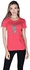 Creo Free Rider Bikers T-Shirt for Women - L, Pink