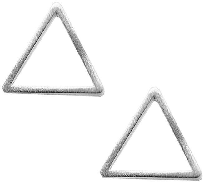 Triangle Shaped Stud Earrings