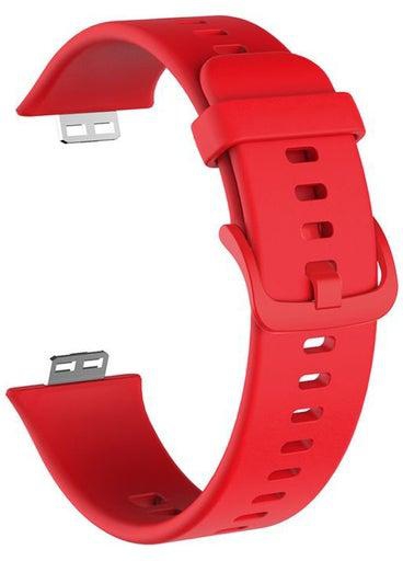 Silicone Huawei Watch Fit Replacement Band Red