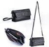 Gottowin Women's Leather Purse Wallet Clutch Hand Bag Cross-body Bag Organizer W- Wrist Strap -card Holder9-inch fit iPhone 6 Plus Black
