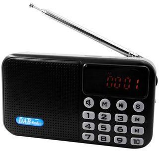 جهاز راديو رقمي محمول V549 أسود مع رمادي