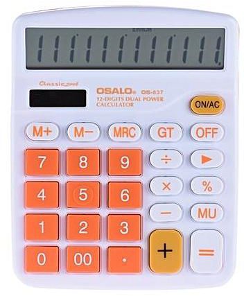 Handheld Colorful Standard Function Desktop Electronic Calculator Solar and E6D2 