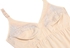 Carina Sheer Front-Lace Slip for Women - Beige