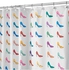 InterDesign Stiletto Shower Curtain - White