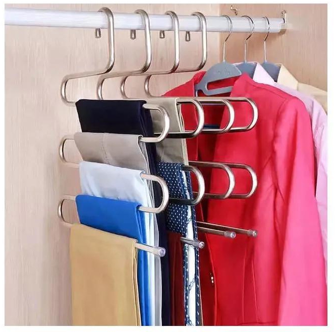 Classic 2 Pc S-Shaped Heavy Trouser Hanger