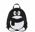 Fashion Women Penguin Small Backpack Leather One Shoulder Bag RoseRed