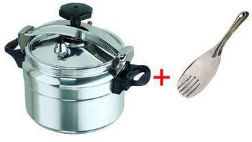 Generic Pressure Cooker - Explosion Proof - 9 ltrs (+ Free Gift Rice Server Spoon).