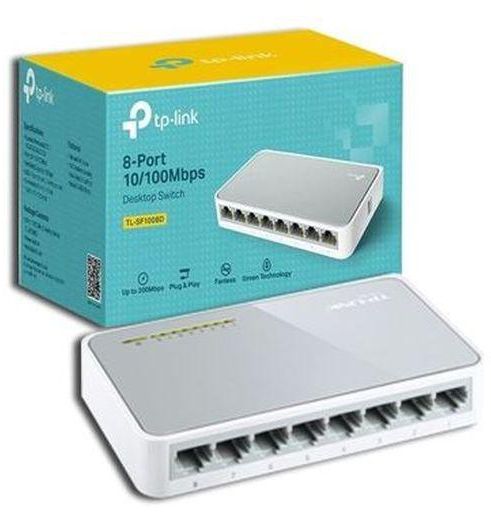 TPLink 8-Port 10/100 Mbps Mini Desktop Switch