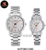 X-GEAR Tawaf Anticlockwise Hijrah Watches for Couple XGTF3681-01BS (Silver)