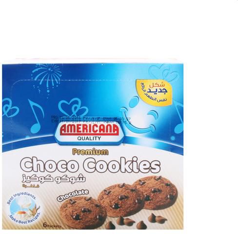 Americana - Choco Cookies Chocolate  6X45g