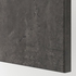 KALLVIKEN Door/drawer front - dark grey concrete effect 60x38 cm