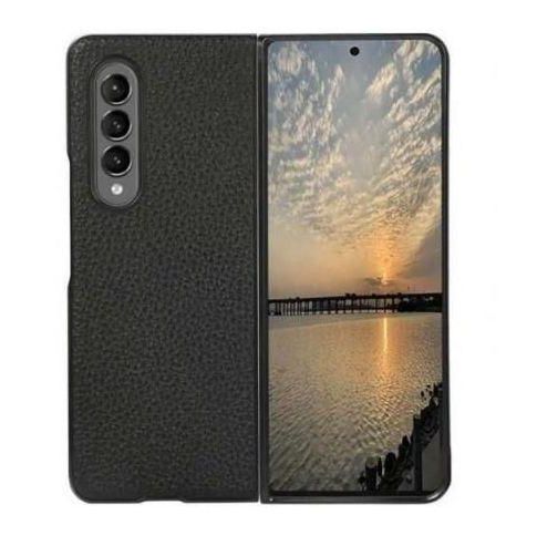 Samsung Galaxy Z Fold 3 5G Solid Leather Flip Case Cover
