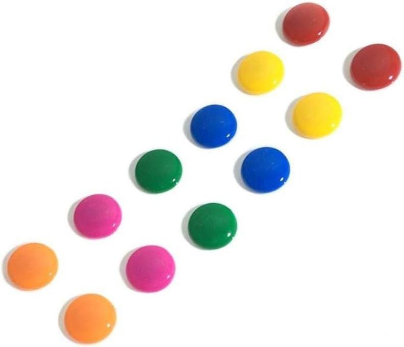 Magnetic Buttons 12 Pieces For Magnetic Whiteboards