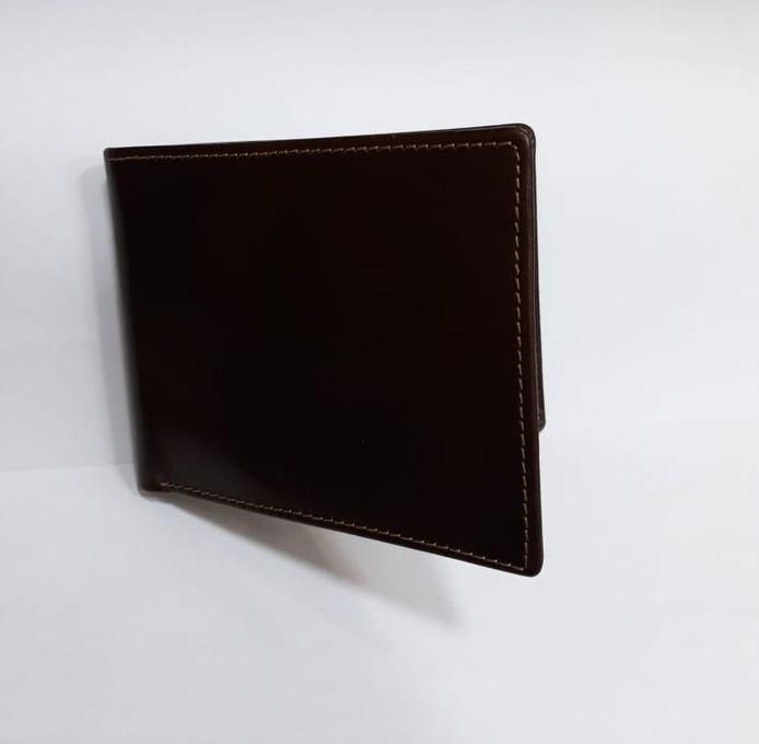 THREE ANGELS 824 Leather Elegant Men's Brown Wallet