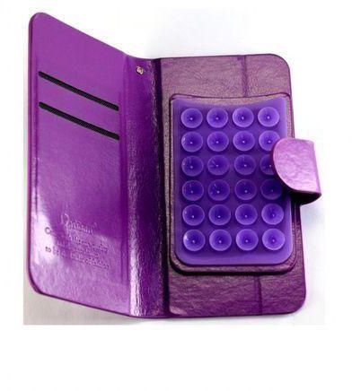 Universal Mobile Cover With Rotating Base For Sony Xperia X Premium - Violet