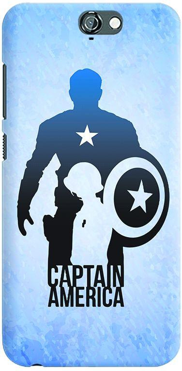 Stylizedd HTC One A9 Slim Snap Case Cover Matte Finish - Steve Roger Vs Captain America