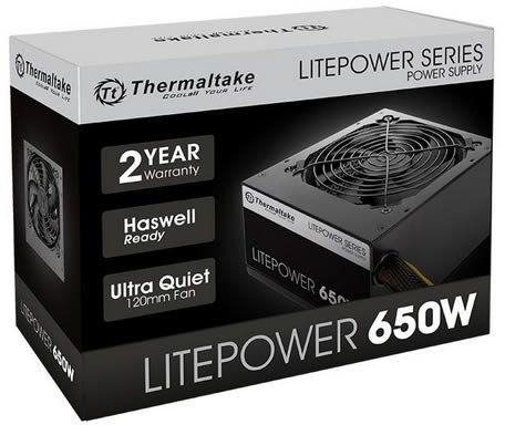 Thermaltake Litepower 650W Power Supply - PS-LTP-0650NPCNUS-F