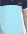 Voiki Team Bi-Tone Polo Shirt - Sky Blue & Navy Blue