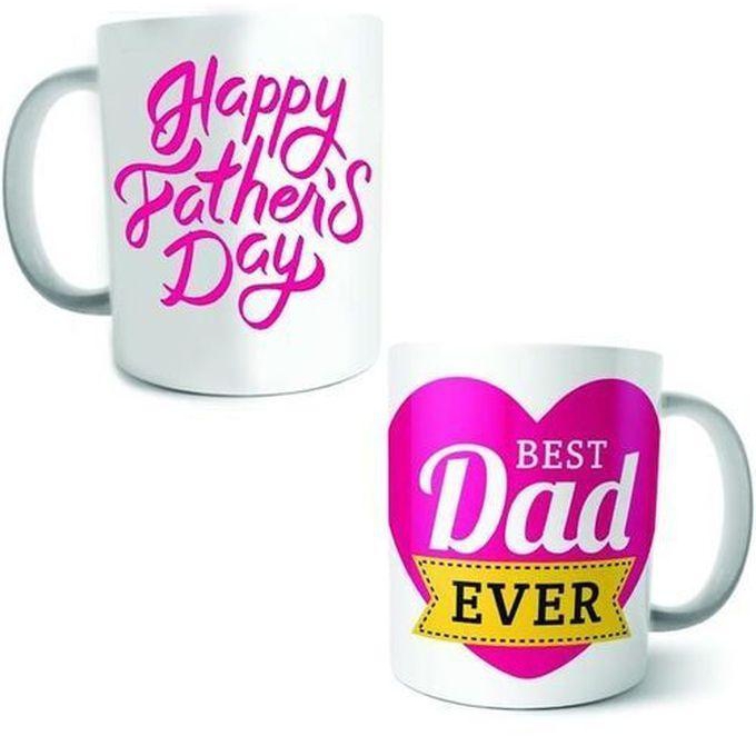 Happy Father'S Day Porcelain Mug - Multicolor