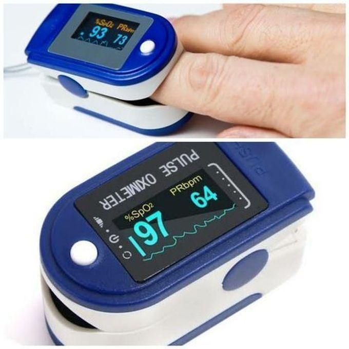 Finger Clip Pulse Oximeter Maquiagem Heart Rate Blood Pressure Monitor