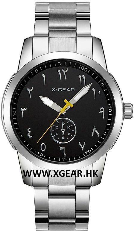X-GEAR Men Watch Stainless Steel Watches (Silver)