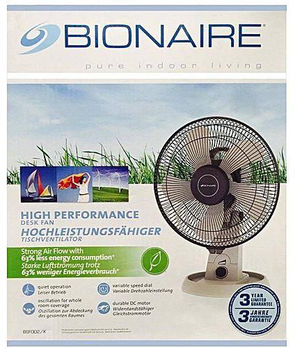 Bionaire Bionaire Fan High Performance Desk Table Fan Bsf002