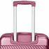 Senator Hard Case Cabin Suitcase Luggage Trolley For Unisex ABS Lightweight Travel Bag with 4 Spinner Wheels KH1065 Maroon