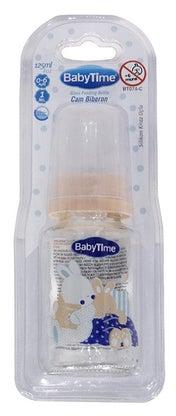 Baby Time Baby Glass Feeding Bottle 150ml
