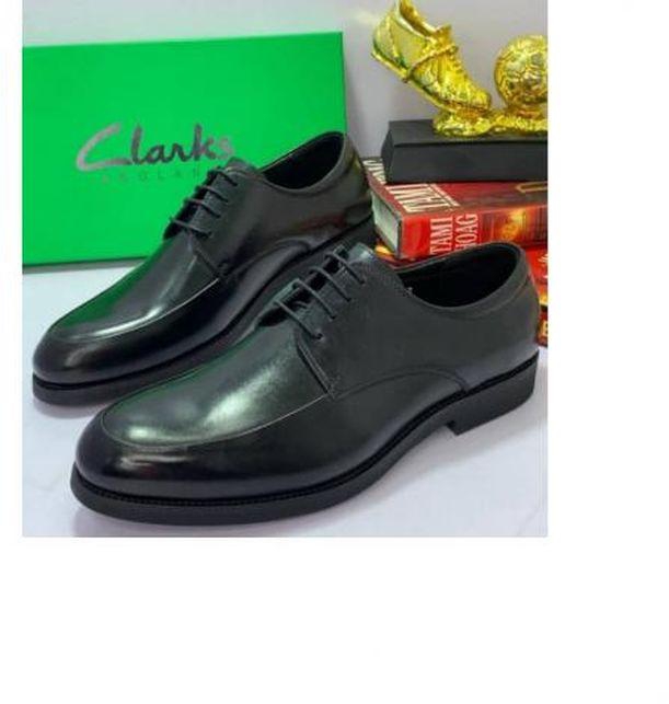 Clarks Men's Quality Clarks Shoe Black Lace Up