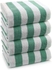 Signoola Set Of 4 Green Bath Towel 100% Cotton , 70 X 180cm