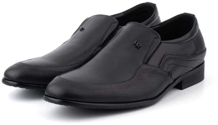 LR LARRIE Smart Formal Slip On Men Shoes - 7 Sizes (Black)