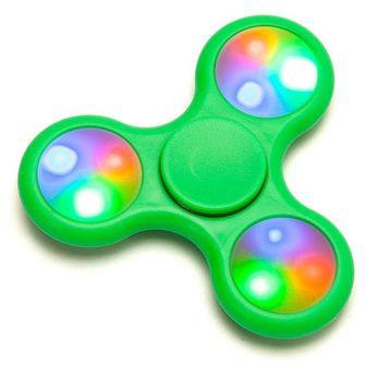One Plus LED Spinner Fidget - Green