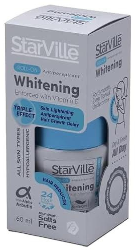 Starville Whitening Roll-On Hair Reducer - 60 ml