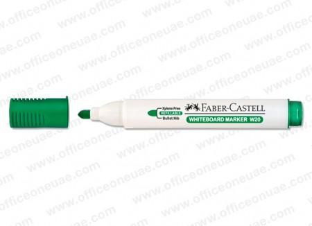Faber Castell Whiteboard Marker W20, Bullet Tip, Green