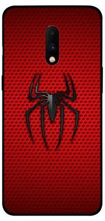 Protective Case Cover For Oneplus 7 Red Sipderman Logo