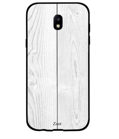 Protective Case Cover For Samsung Galaxy J5 2017 White Wood Pattern