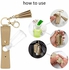 3 Pcs 30ml Refillable Bottle Keychain Portable Squeeze Bottle Reusable Travel Bottle with PU Leather Cover, Funnels, Hook for Outdoor Trip Shopping School