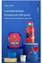 Disney Spiderman Kids Water Bottle for School Stainless Steel Insulated Water Bottle with Straw Children's Cup Water Flask with Carrier Holder Shoulder Strap Spare Cover Lid 550ml(Marvel) (Spiderman)