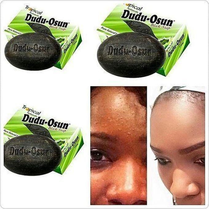 Dudu-Osun Black Soap - 3pieces - 150g Osun