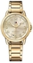 Tommy Hilfiger Women's Gold Dial Stainless Steel Band Watch - 1781656