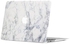 Hard Shell Cover For Apple MacBook Pro 13-Inch White Marble