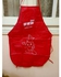 Waterproof Painted Kitchen Apron - Red