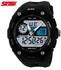 SKMEI 1015 Sport Man's Watch 50M Waterproof ABS Plastics Watch Band Colorful LED Display