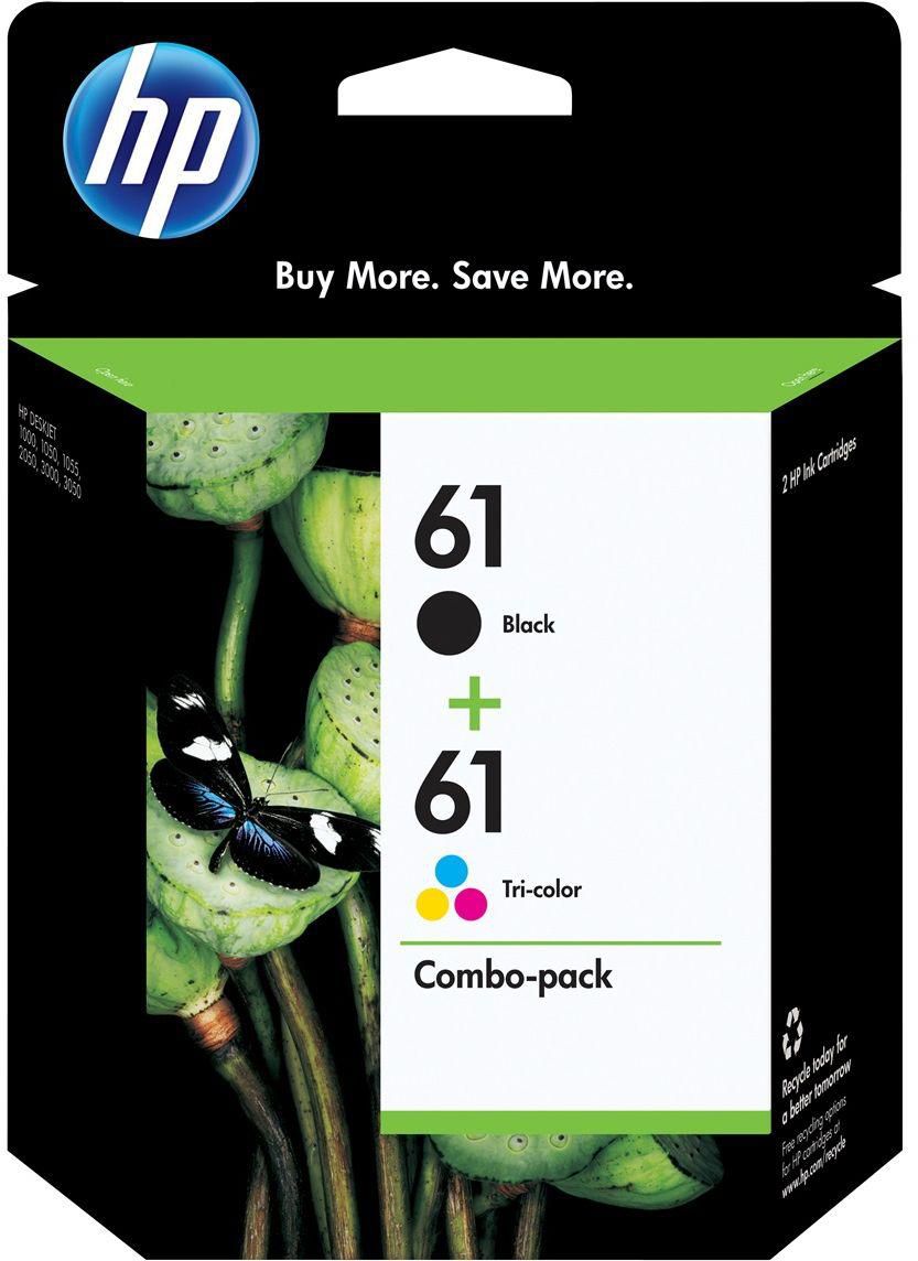 hp 61 combo-pack inkjet print cartridges