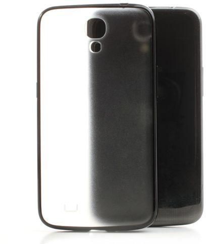 Frosted Plastic & TPU Hybrid Cover Case for Samsung Galaxy Mega 6.3 I9200 I9208 - Black